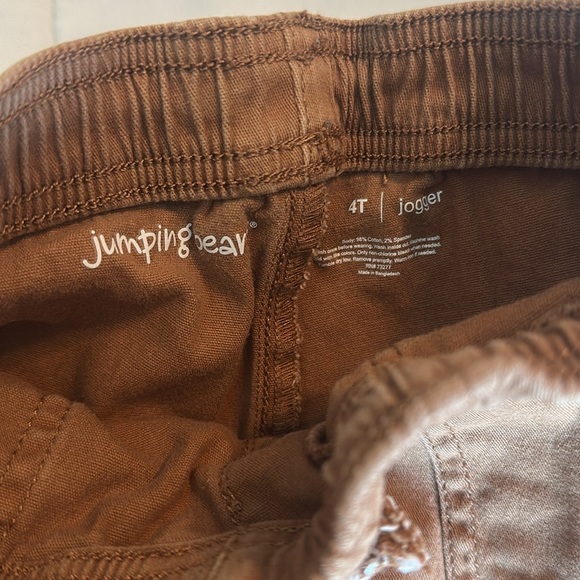 Camel Brown Kids Jogger Pants 4T - Picture 5 of 7
